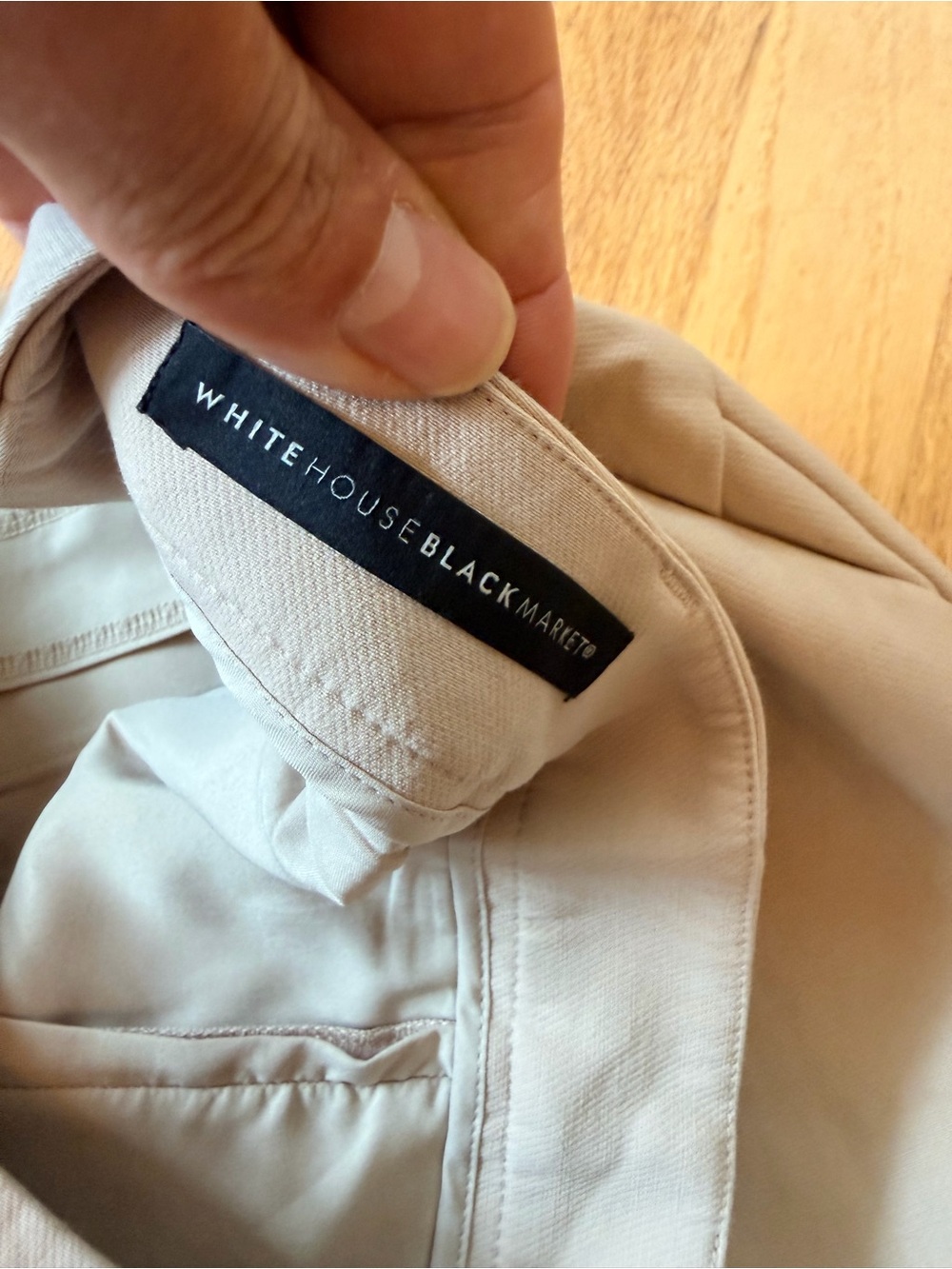 Women's Size 12S "WHITE HOUSE |BLACK MARKET" Tailored Crop Dress Pants GUC - Picture 3 of 7